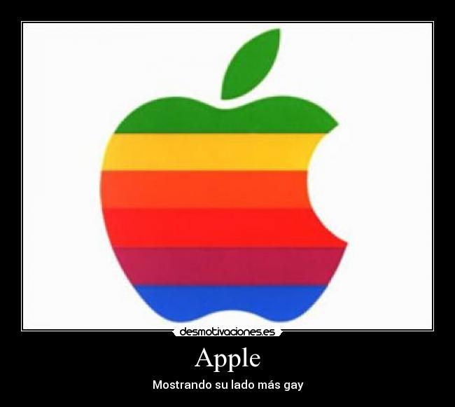 Apple - Mostrando su lado más gay