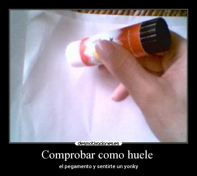 Comprobar como huele  - 