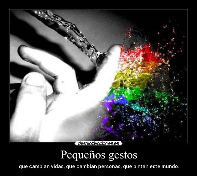 Pequeños gestos -