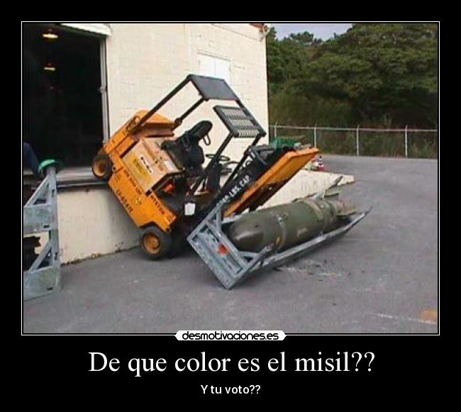 De que color es el misil?? - Y tu voto??