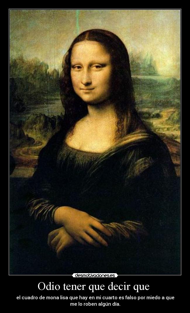 Odio tener que decir que -