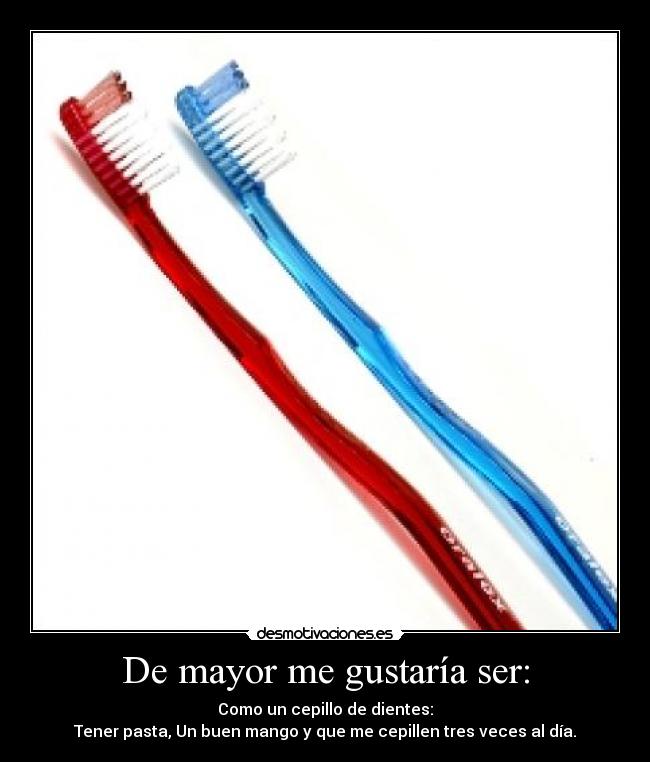 De mayor me gustaría ser: - 