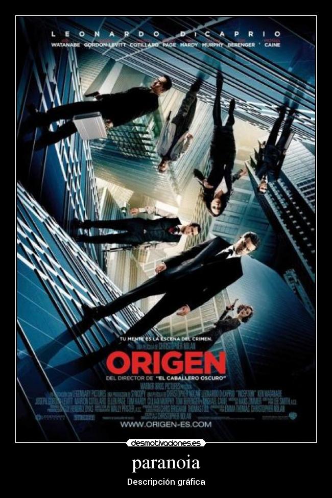 paranoia - Descripción gráfica