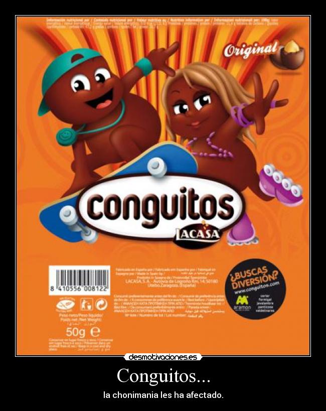 carteles conguitos chonis desmotivaciones