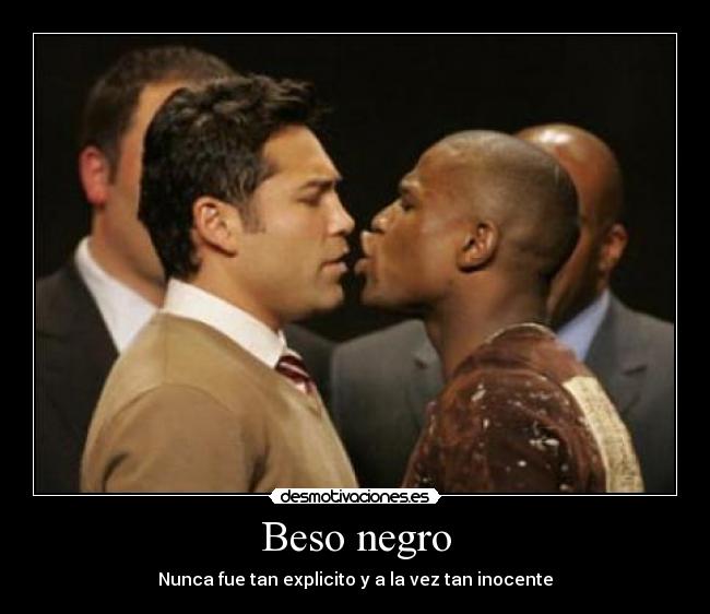 Beso negro - Nunca fue tan explicito y a la vez tan inocente