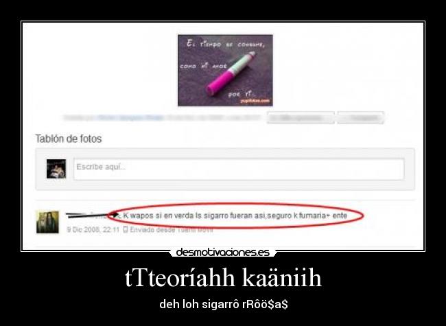 tTteoríahh kaäniih -