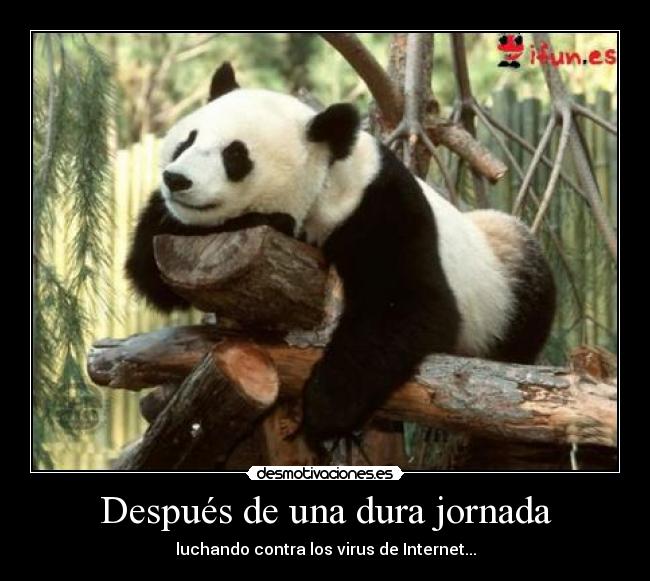 Después de una dura jornada -