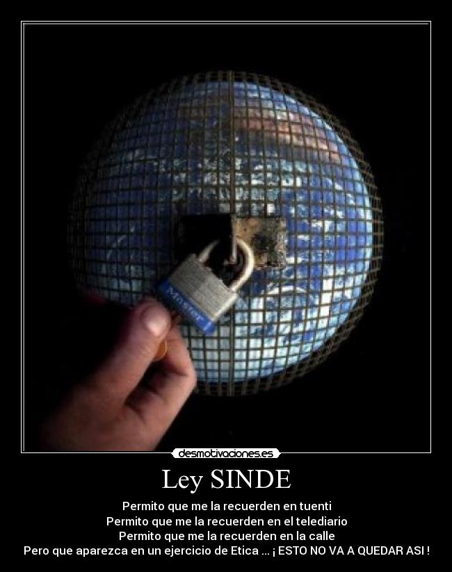 Ley SINDE - 