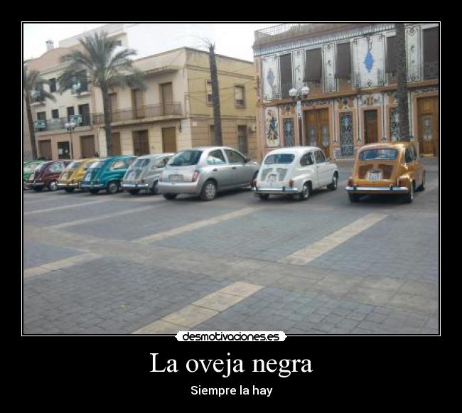 La oveja negra - Siempre la hay