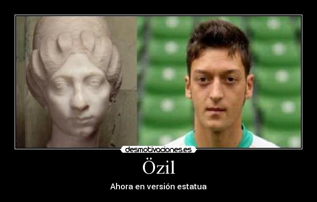 Özil - Ahora en versión estatua