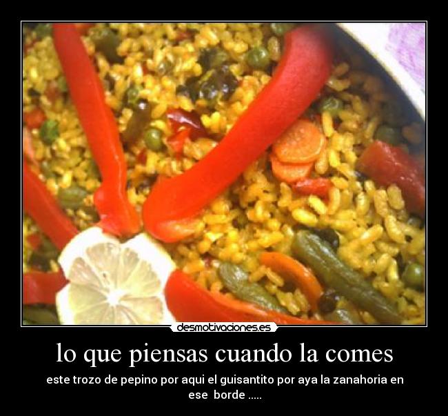 carteles paella desmotivaciones