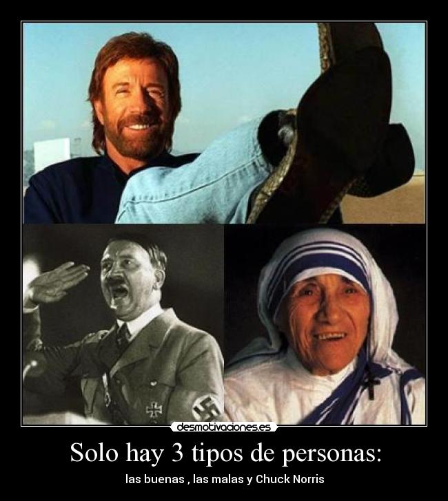 Solo hay 3 tipos de personas: -