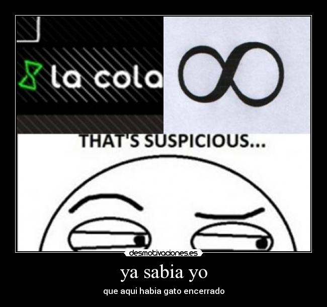 ya sabia yo - que aqui habia gato encerrado