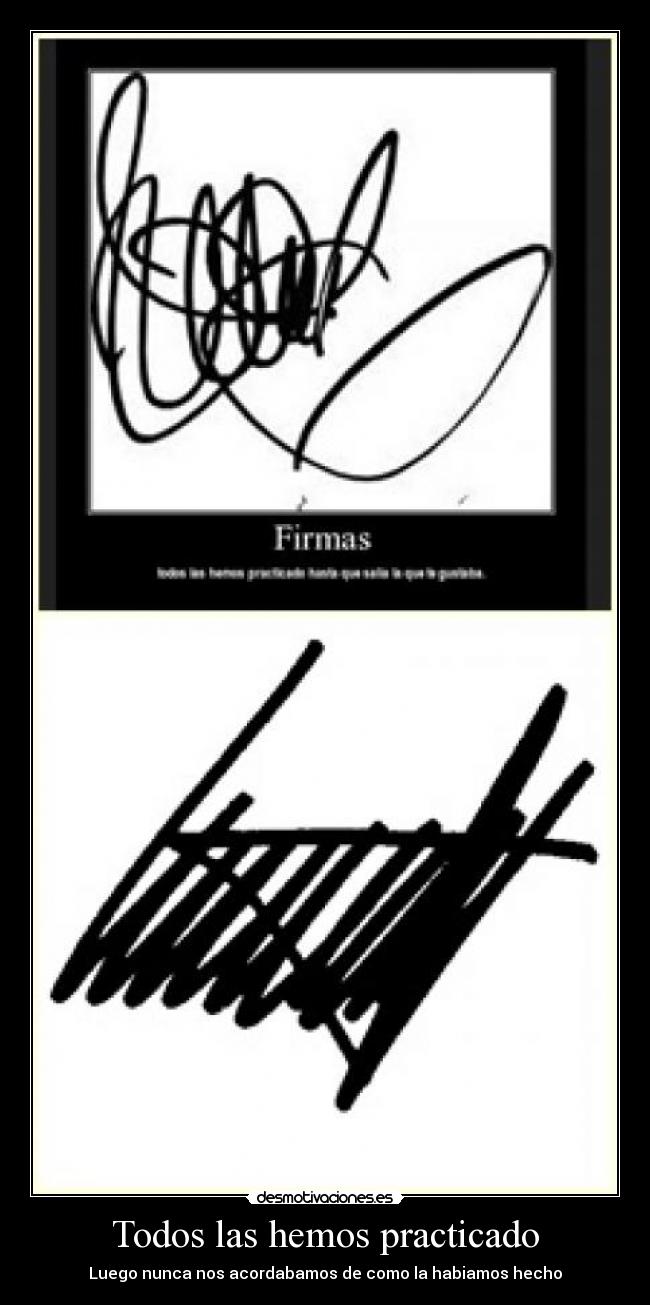 Todos las hemos practicado - Luego nunca nos acordabamos de como la habiamos hecho