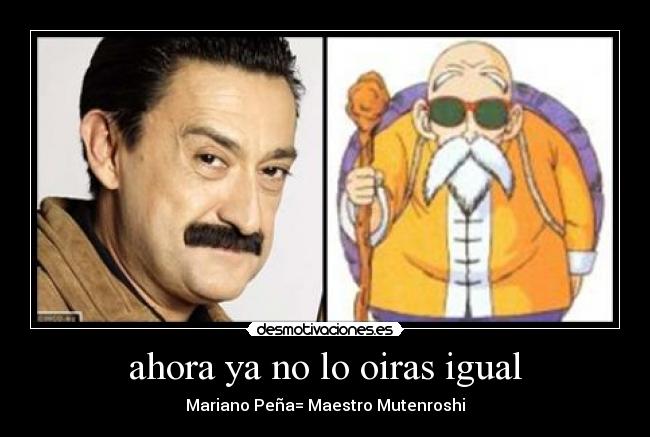 ahora ya no lo oiras igual -