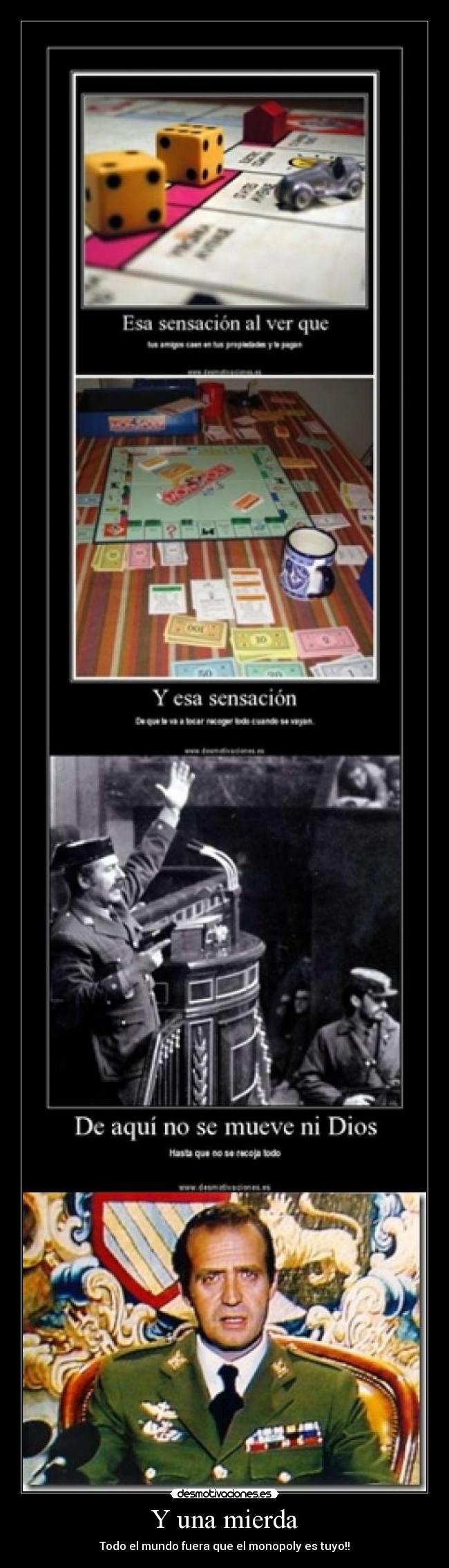 carteles monopoly recoger rey juan carlos tejero 23-f desmotivaciones