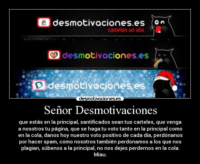 Señor Desmotivaciones -