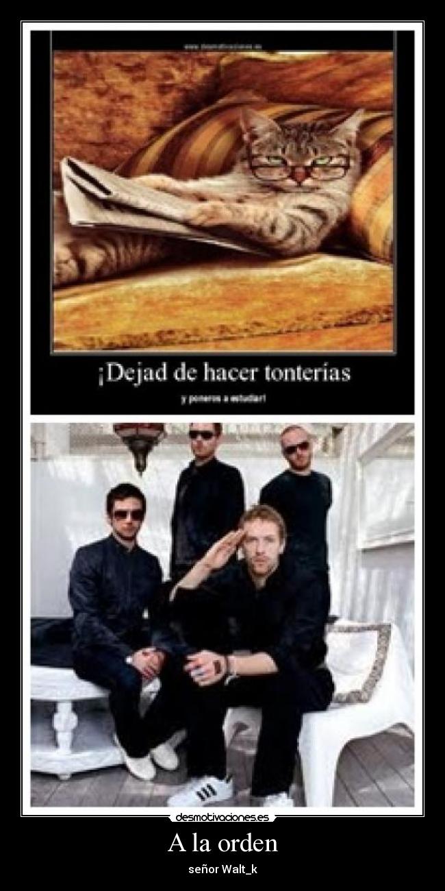 A la orden - señor Walt_k