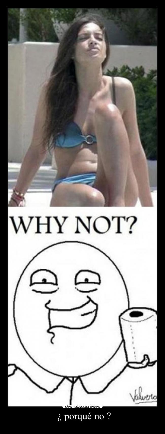 ¿ porqué no ? -