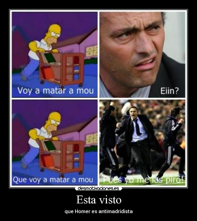 Esta visto - que Homer es antimadridista