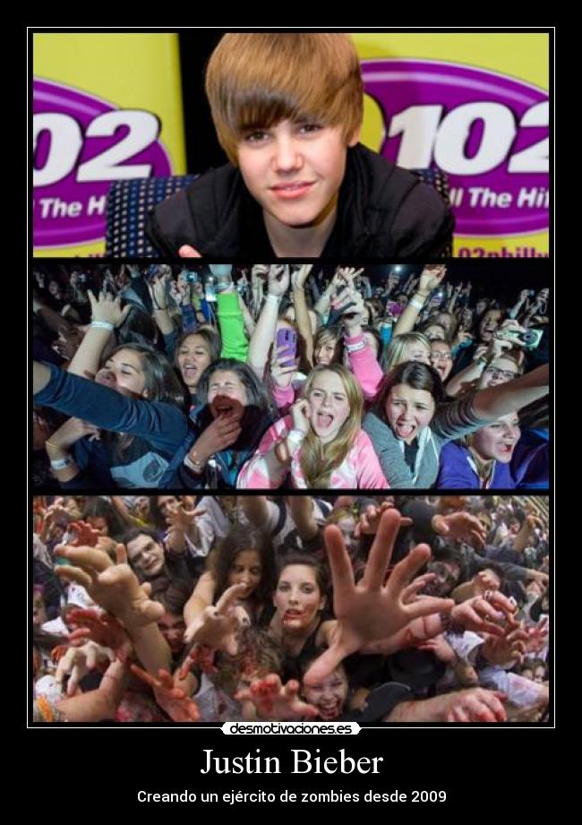 Justin Bieber - Creando un ejército de zombies desde 2009