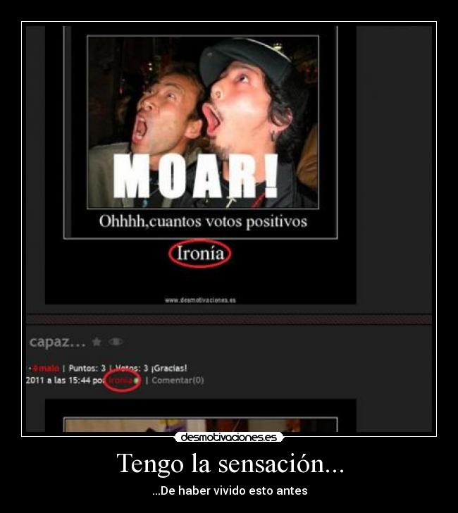 Tengo la sensación... - 