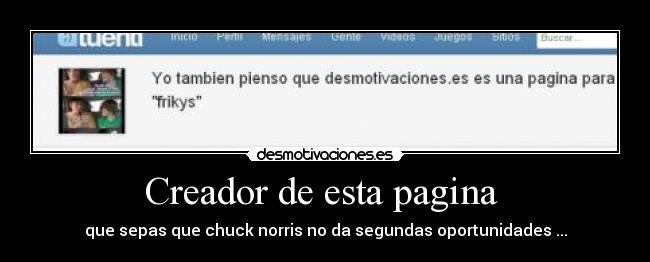 Creador de esta pagina  - 