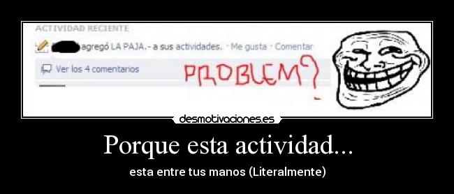 Porque esta actividad... - 