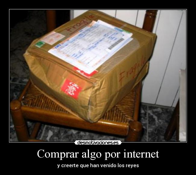 Comprar algo por internet -