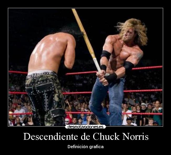 Descendiente de Chuck Norris - Definición grafica