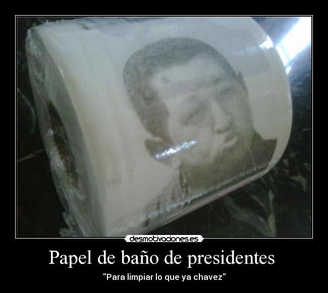 Papel de baño de presidentes  - 