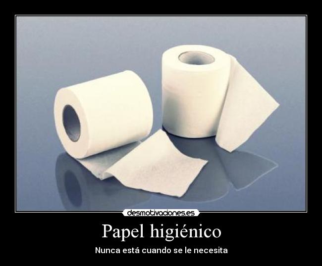 Papel higiénico -