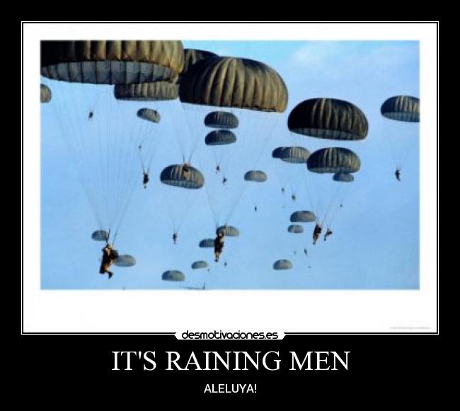 ITS RAINING MEN - 