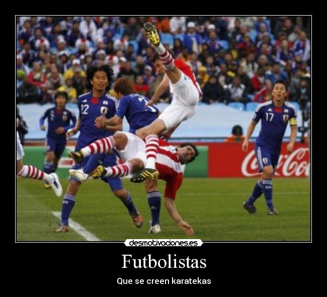 Futbolistas - Que se creen karatekas