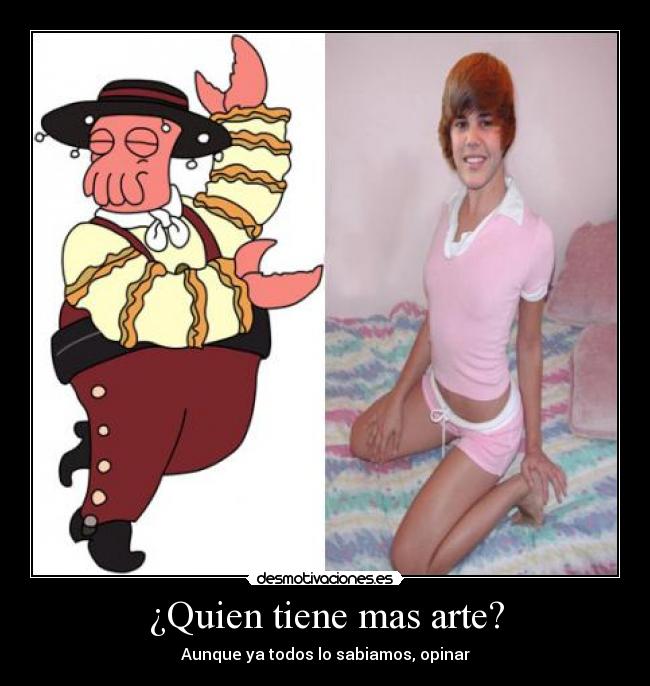 ¿Quien tiene mas arte? - Aunque ya todos lo sabiamos, opinar