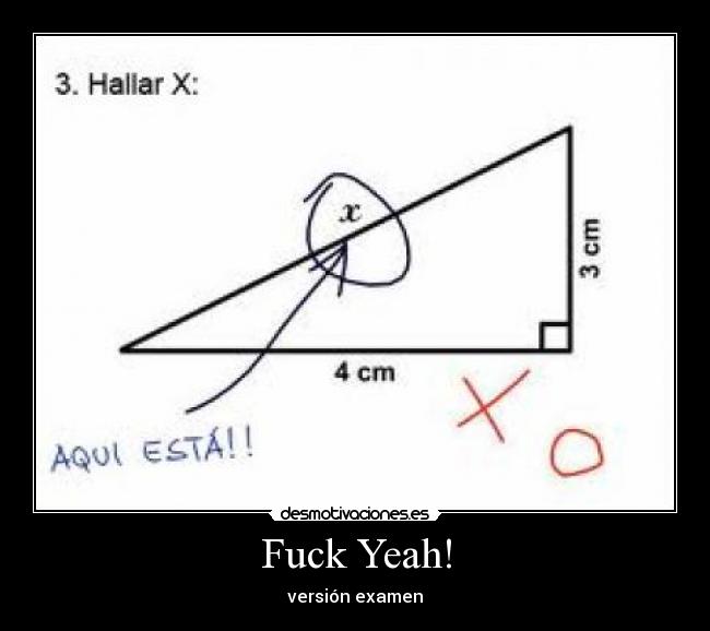 Fuck Yeah! - versión examen