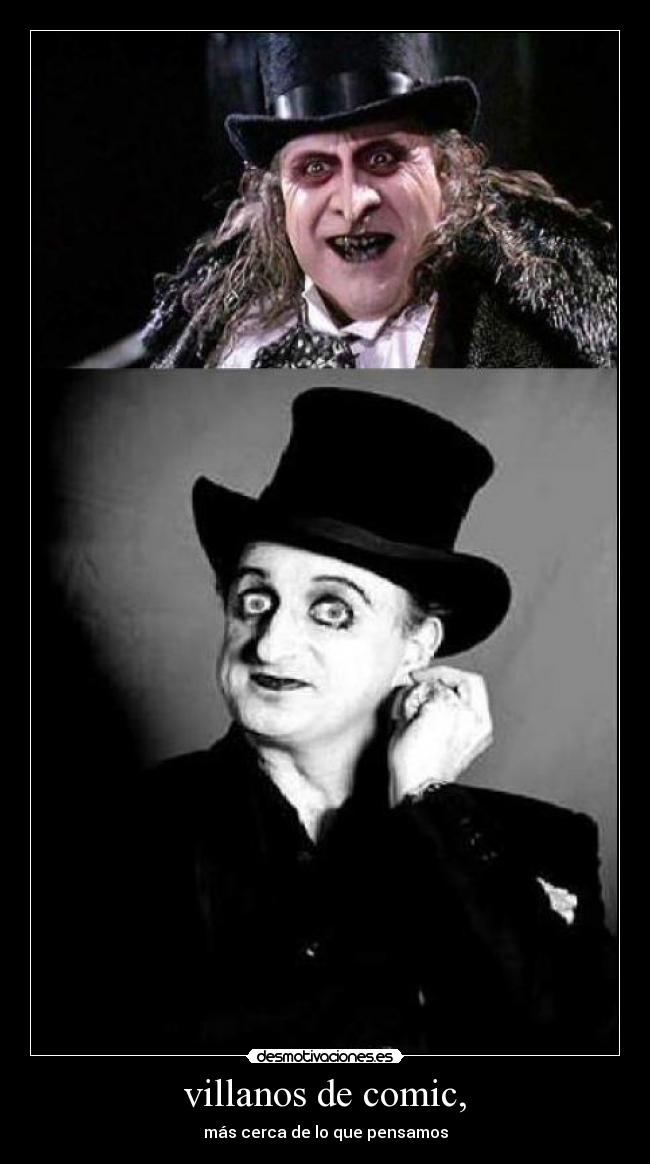 villanos de comic, - más cerca de lo que pensamos