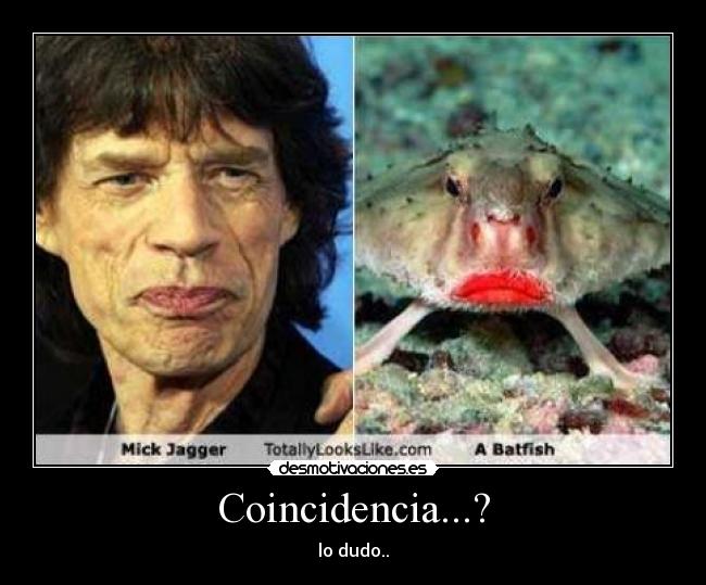 Coincidencia...? - lo dudo..