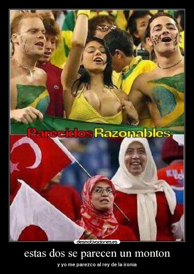 estas dos se parecen un monton - 