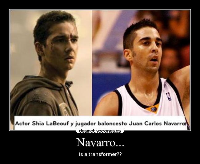 Navarro... - is a transformer??