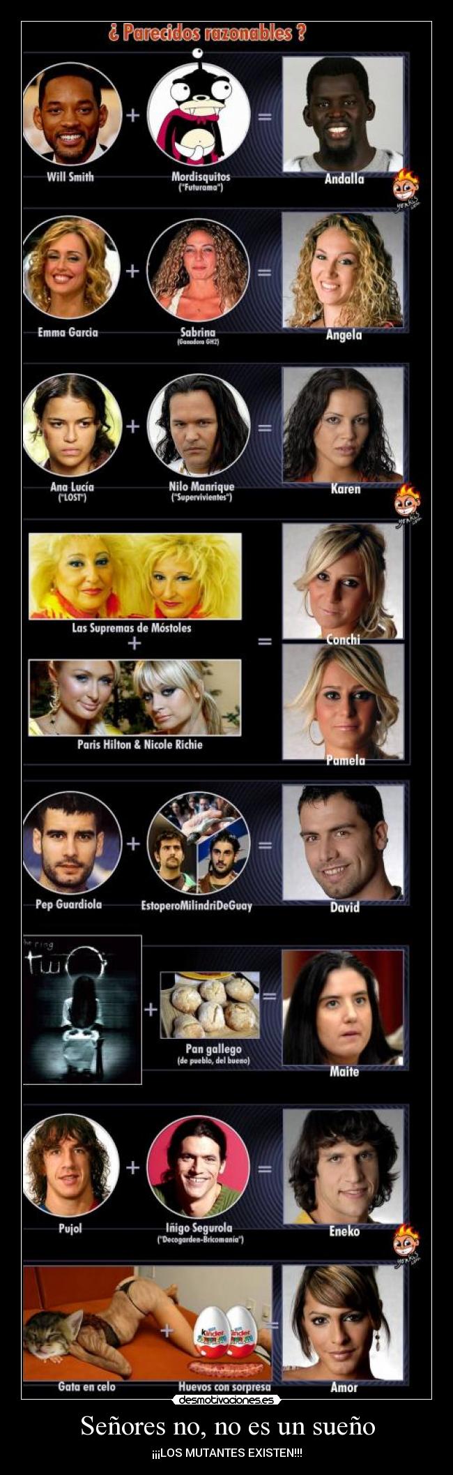 Señores no, no es un sueño - ¡¡¡LOS MUTANTES EXISTEN!!!