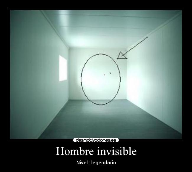 Hombre invisible - Nivel : legendario