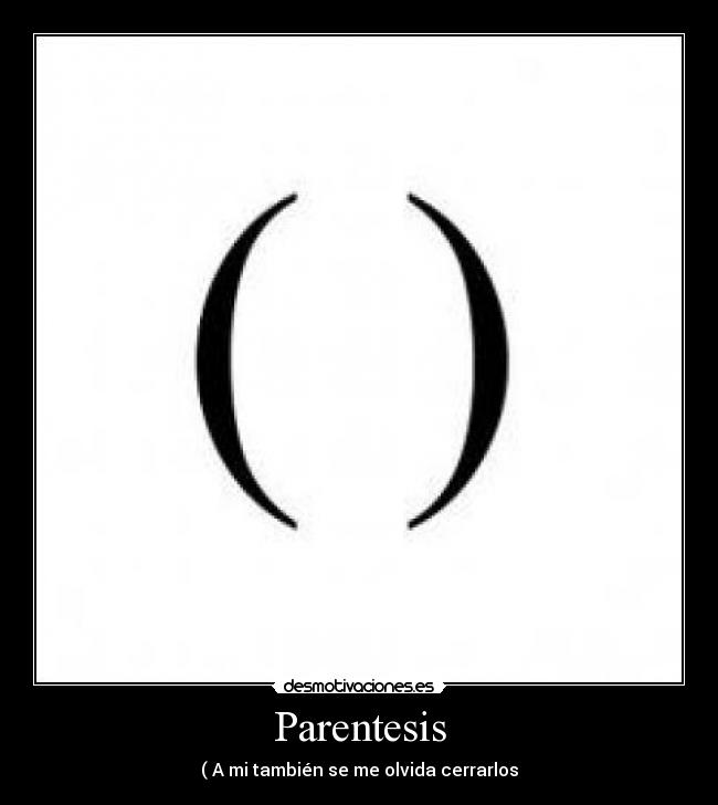 Parentesis -