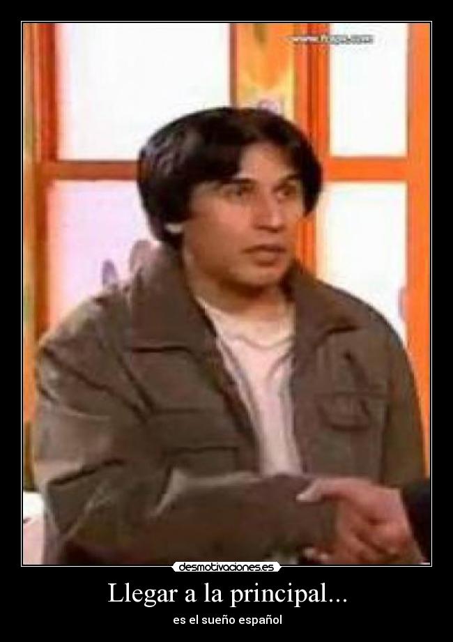 Llegar a la principal... -