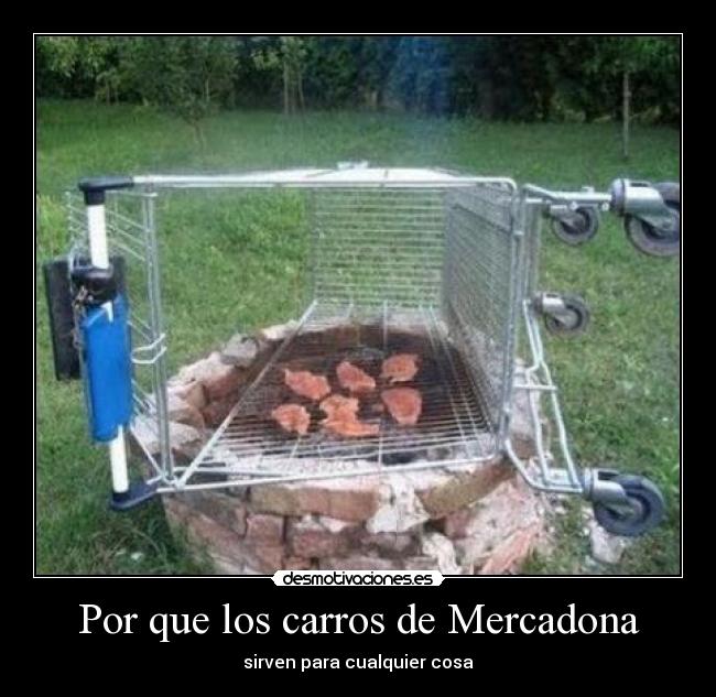 Por que los carros de Mercadona -