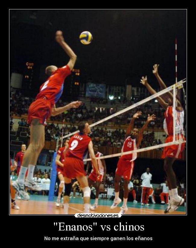 Enanos vs chinos -