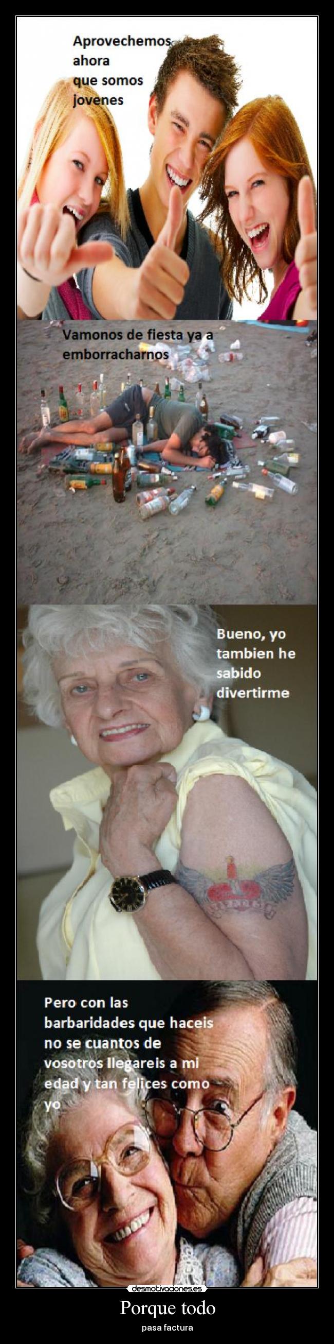 Porque todo - pasa factura