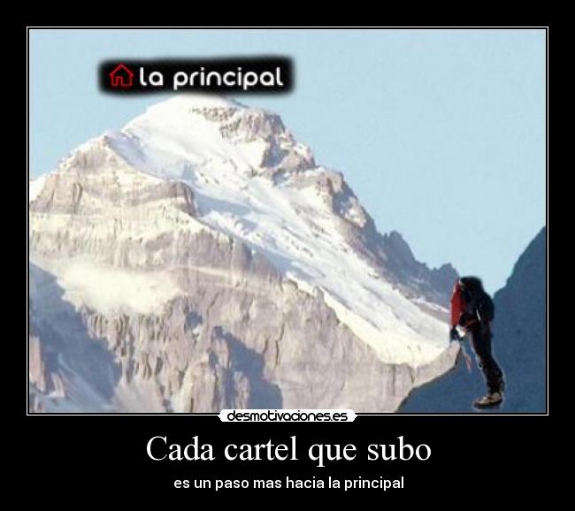 Cada cartel que subo - 