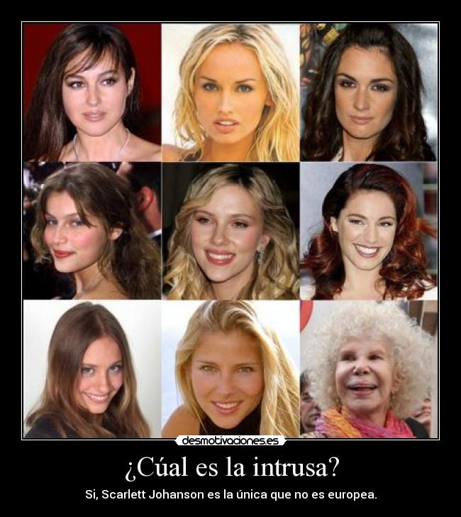 ¿Cúal es la intrusa? - 