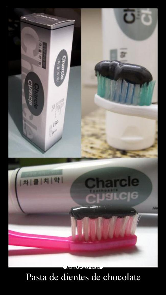 Pasta de dientes de chocolate - 